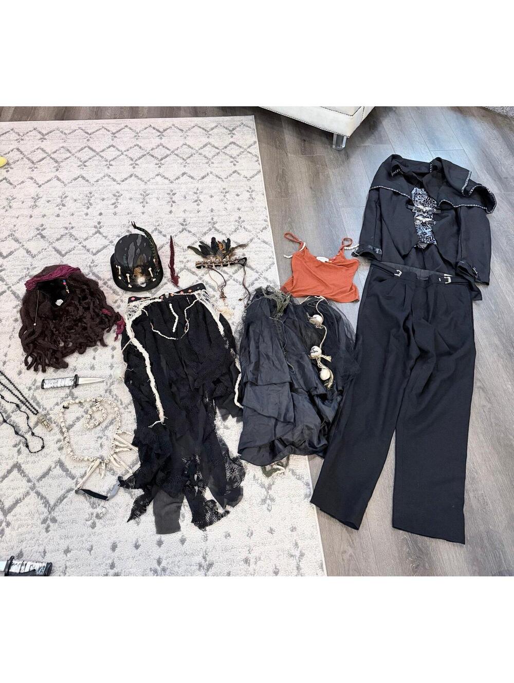 Lot of Voo Doo Halloween costumes